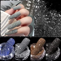 2021 shining broken diamond glitter powder for nail art decoration fashion 1g nails powders accessories for diy manicure