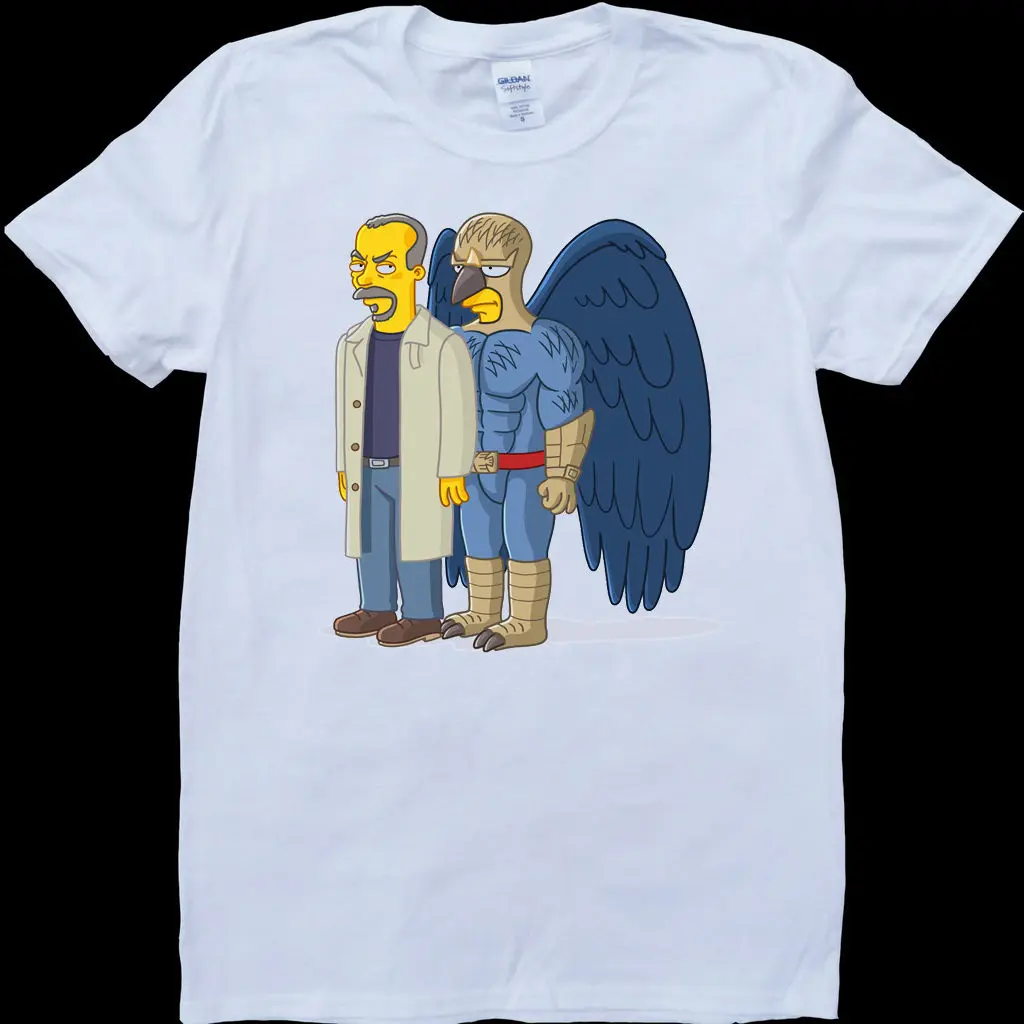 

Bird Man Cartoon Mens White Custom Made T-Shirt New Fashion T shirt Brand Hip Hop Print Men Tee Shirt High Quality