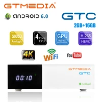 gtmedia gtc 4k android tv box receptor youtube dvb s2 dvb t2 cable bluetooth 4 0 satellite receiver hd 1080p ccam spain box