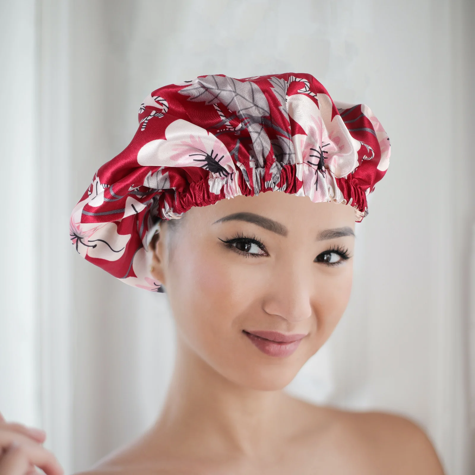 

1Pc Multi-purpose Sleeping Hat Practical Satin Hair Hat Sleeping Hat for