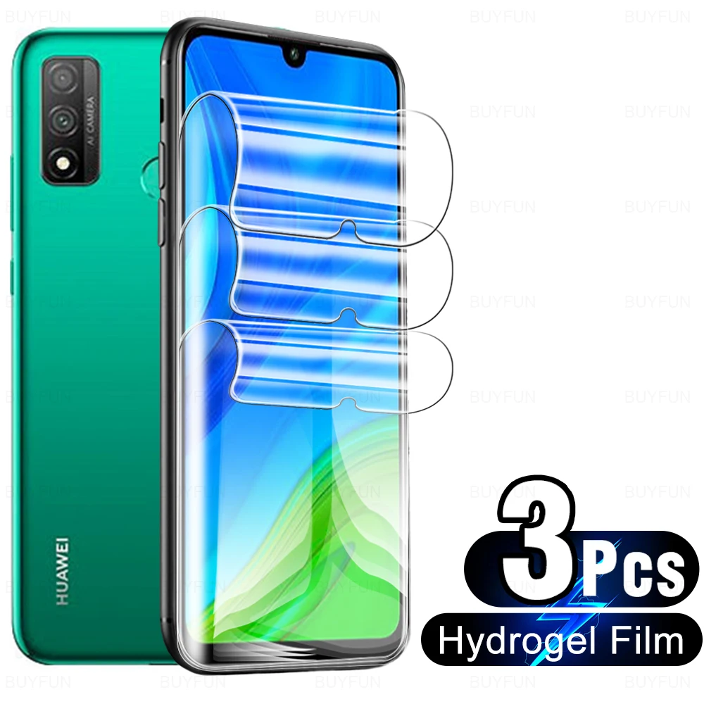 

3 шт., Гидрогелевая Защитная пленка для Huawei P Smart 2020 2021 Z Pro Plus 2019