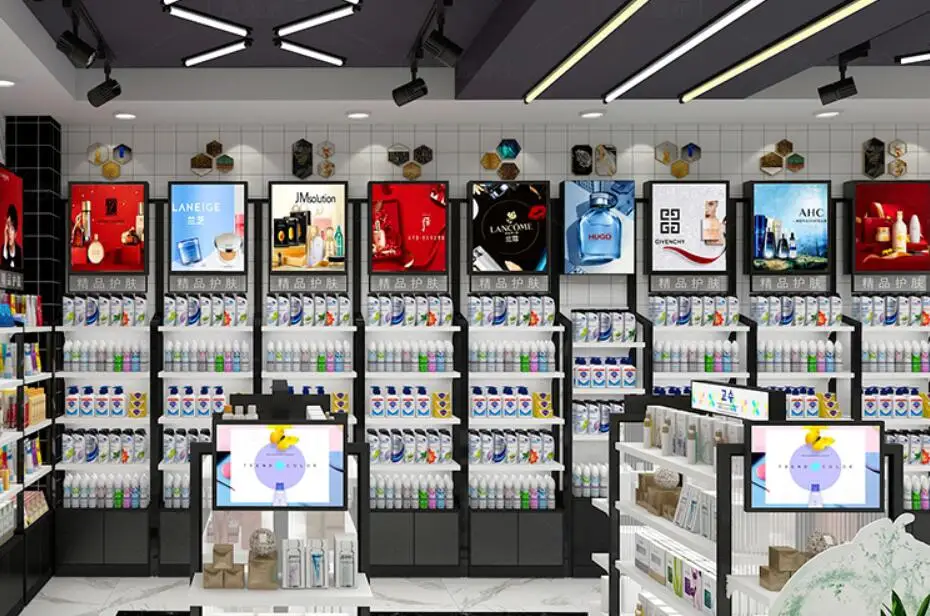 Красота салон для косметики шкаф-витрина магазина специальный уход за кожей