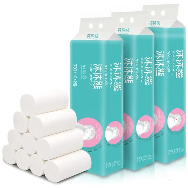 12 рулонов шелковистая гладкая мягкая профессиональная серия Премиум домашняя