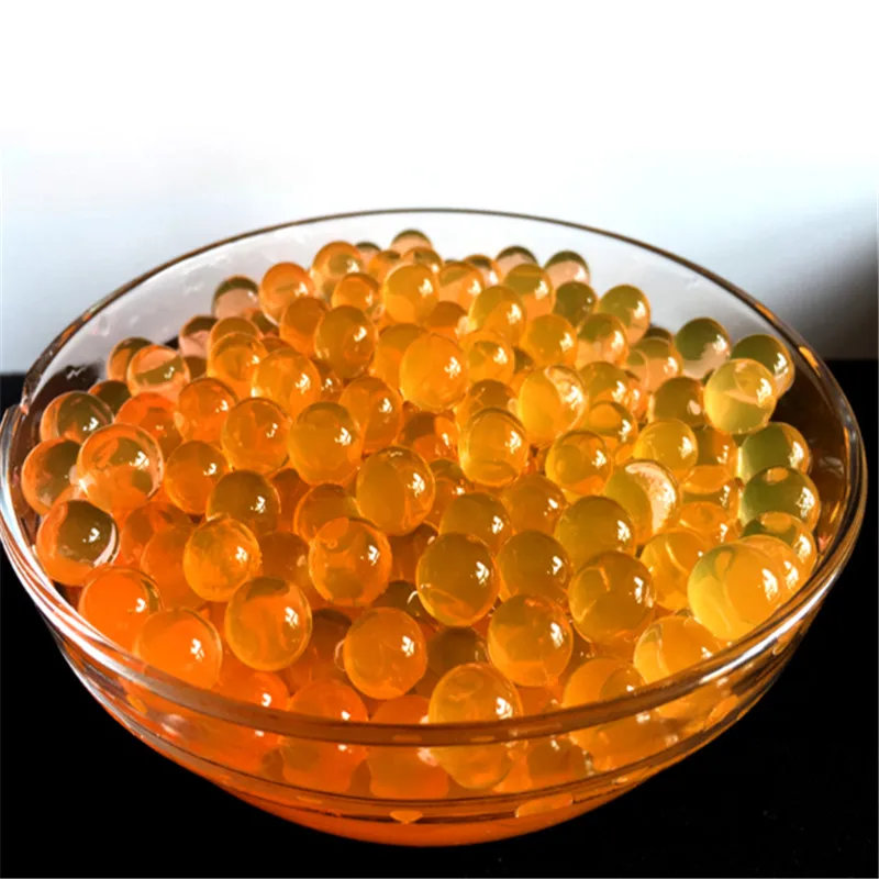 

100Pcs Crystal Soil Hydrogel Gel Polymer Water Beads Flower/Wedding/Decoration polymer Growing Water Balls Big Home Decoration