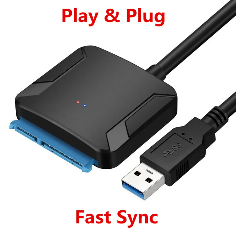 Высокое качество USB 3 0 Sata адаптер конвертер кабель 22pin SataIII для USB3.0 переходники 2 5