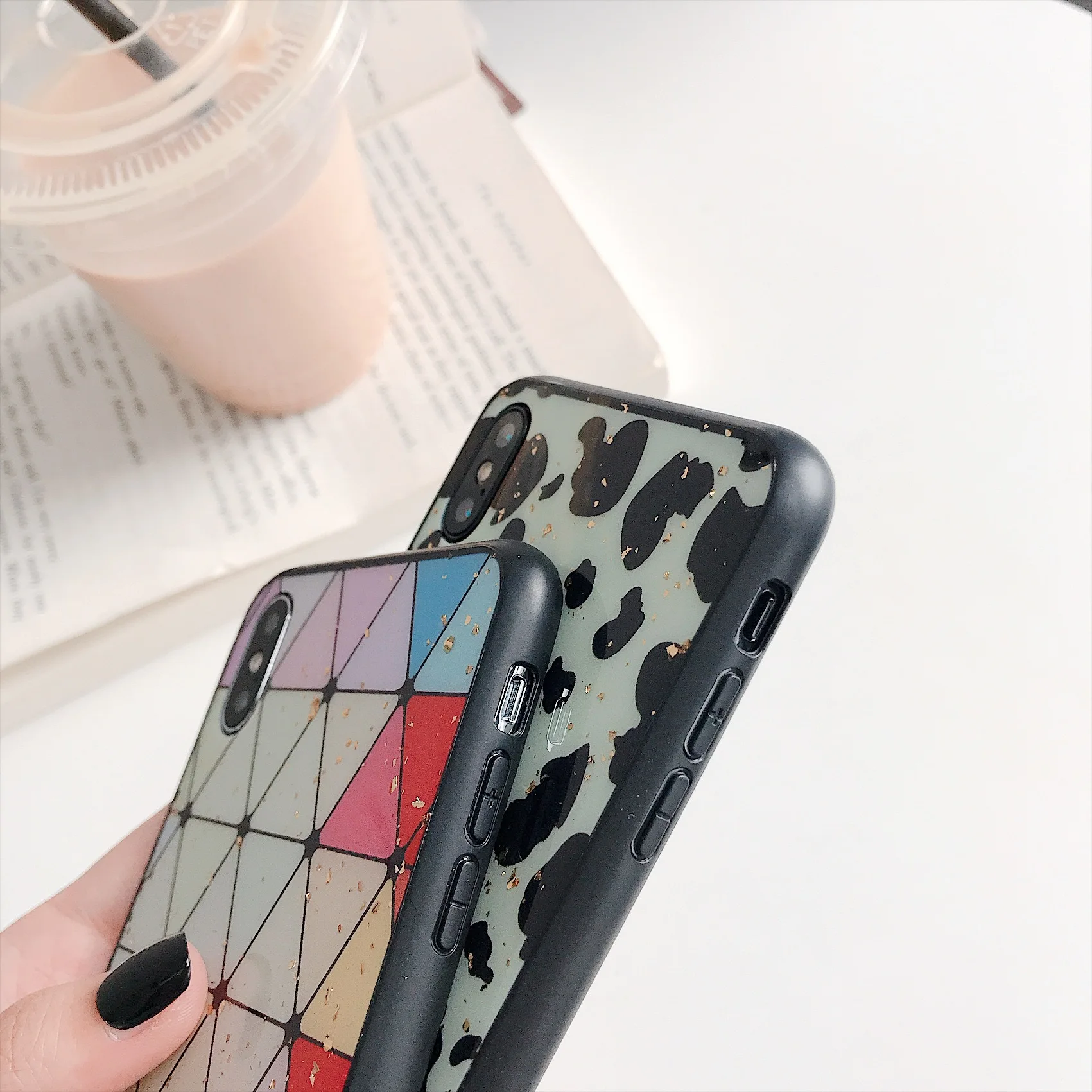 

Leopard Print Phone Case Cover For Iphone 8 7 6 6S Plus 11 12 Pro X Xs Max XR Luxury Shining Soft Case Colorful Fashion Shell
