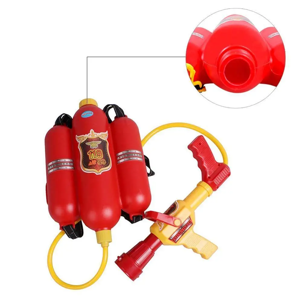 Игрушечное оружие детский пожарный рюкзак распылитель водяного пистолета