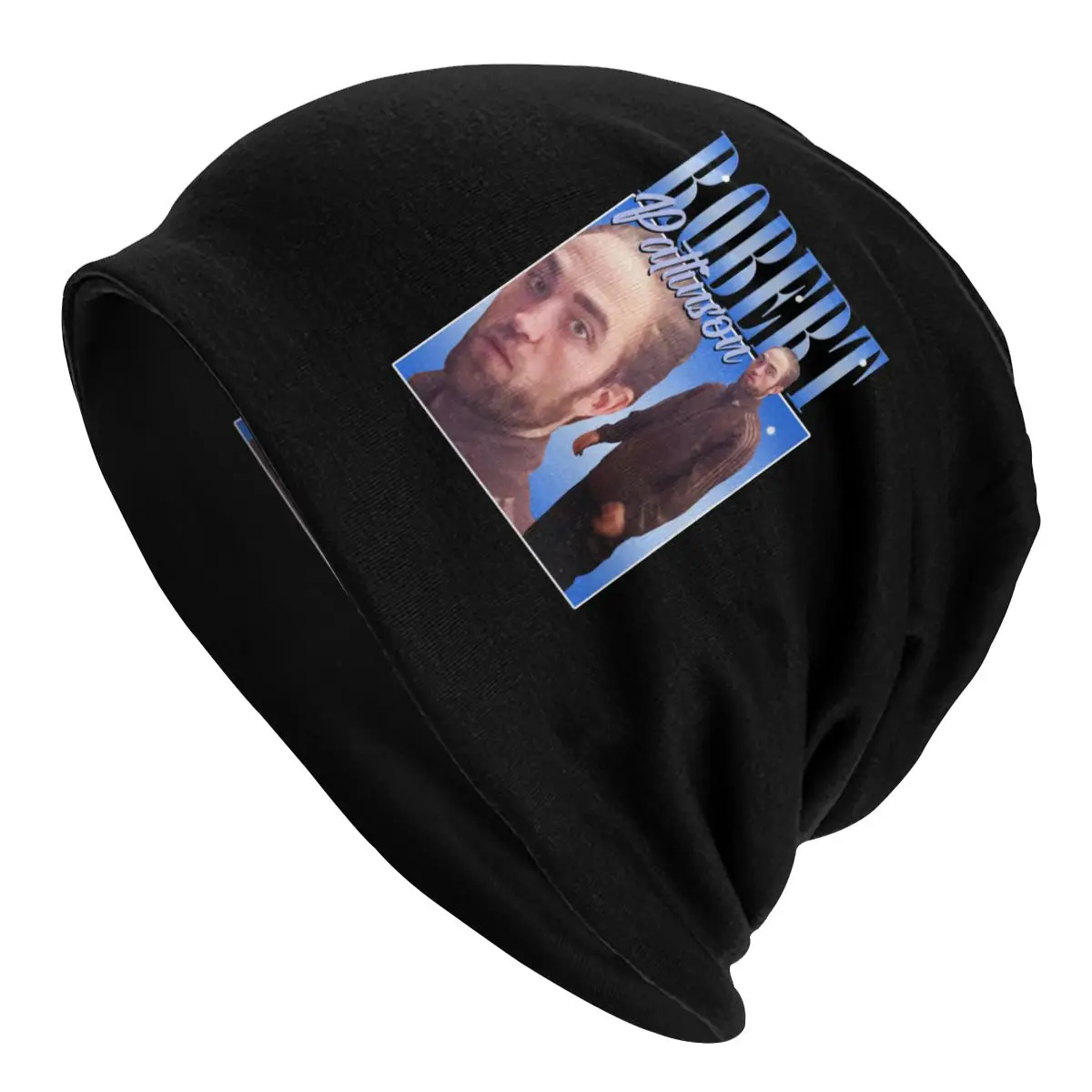 

Robert Pattinson Standing Meme Skullies Beanies Hat Cool Autumn Winter Ski Men Women Caps Adult Spring Warm Bonnet Knitted Hat