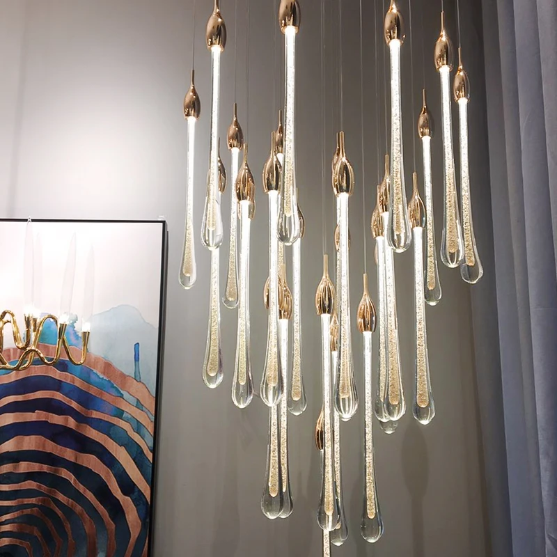 売る 天井照明クリスタルチューブ,屋内照明,階段,リビングルーム,ダイニングルーム,ベッドルーム,キッチン,スパイラル装飾用