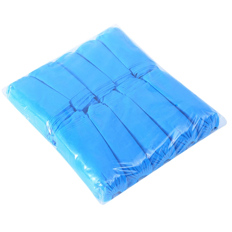 

Non-Woven Fabric Shoes Cover Protective Anti-Slip Cover Practical Disposable Mudproof Dustproof Overshoes Home Hospital Supply