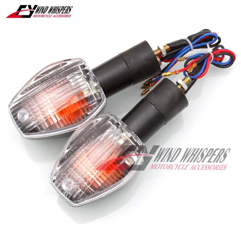 Поворотники индикаторы лампы для Honda CB400 CBR600 F4i F5 CBR600RR CB900 Hornet 919 CBR900 929 954 VTR1000 CBR1000RR - Цвет: White 1 PAIR
