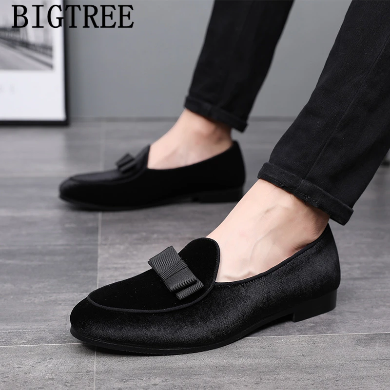 Модные лоферы Вечерние модельные туфли Мужские для вечеринок свадебные Sepatu