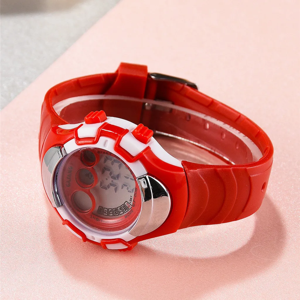 Водонепроницаемые мужские цифровые светодиодный спортивные наручные часы с