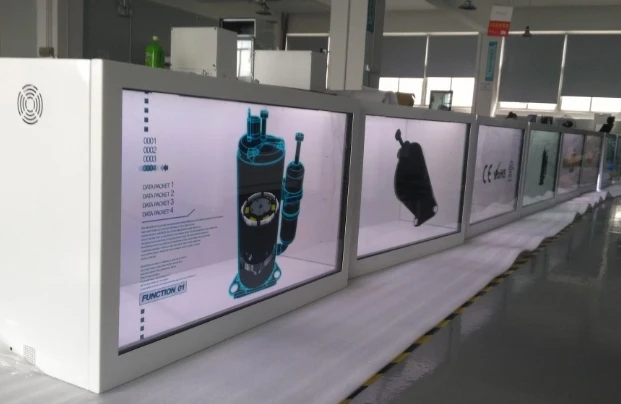 43 дюймов ЖК прозрачный дисплей для рекламы|Оборудование парковки авто| |