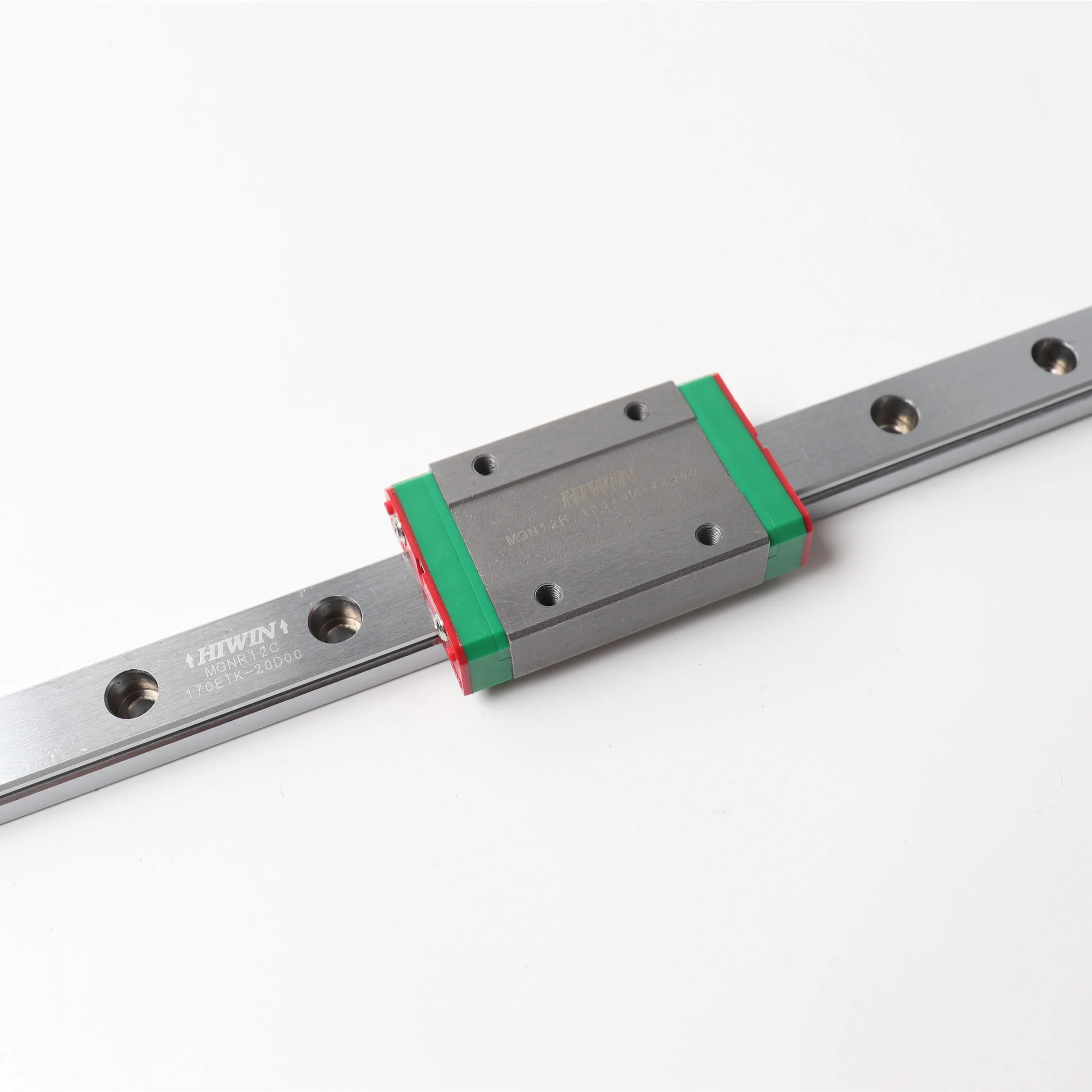 

Hiwin MGN12H linear rail Geniune Hiwin MGN12H carriages+400mm L MGNR12C linear rails 5pcs for BLV MGN Cube 3d printer