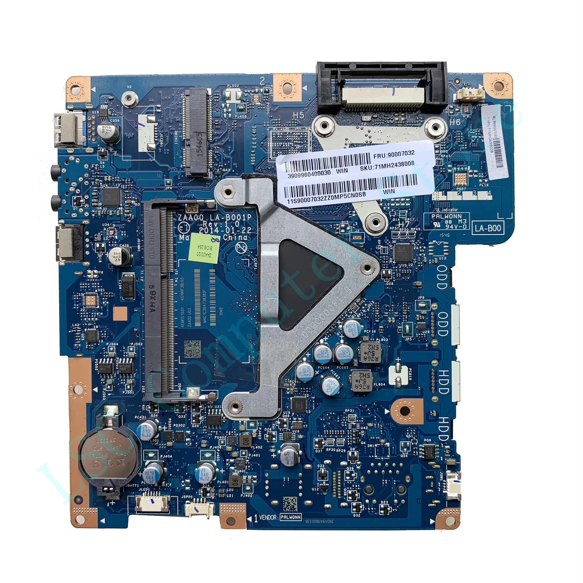 LSC Оригинал для Lenovo C260 19 5 &quotAIO материнская плата LA-B001P FRU 90007033 90007032 J1800 ЦП 2 41 ГГц