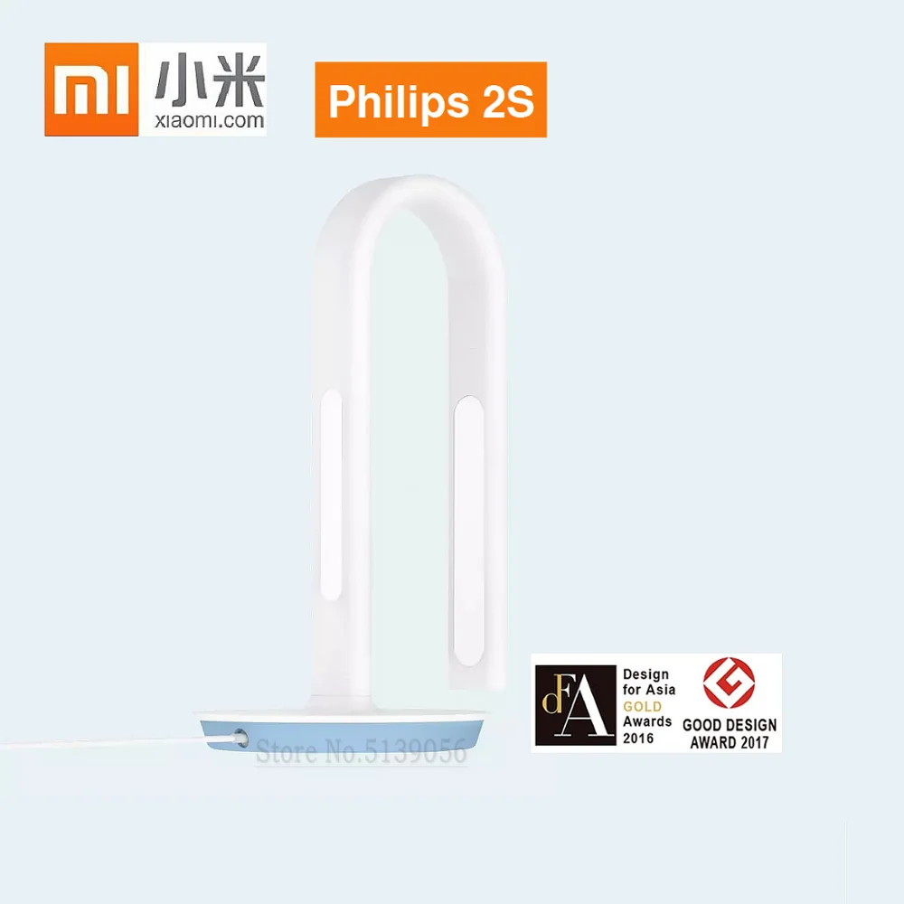 Настольная лампа XIAOMI MIJIA Philips 2S умный гибкий офисный светильник для чтения ночник