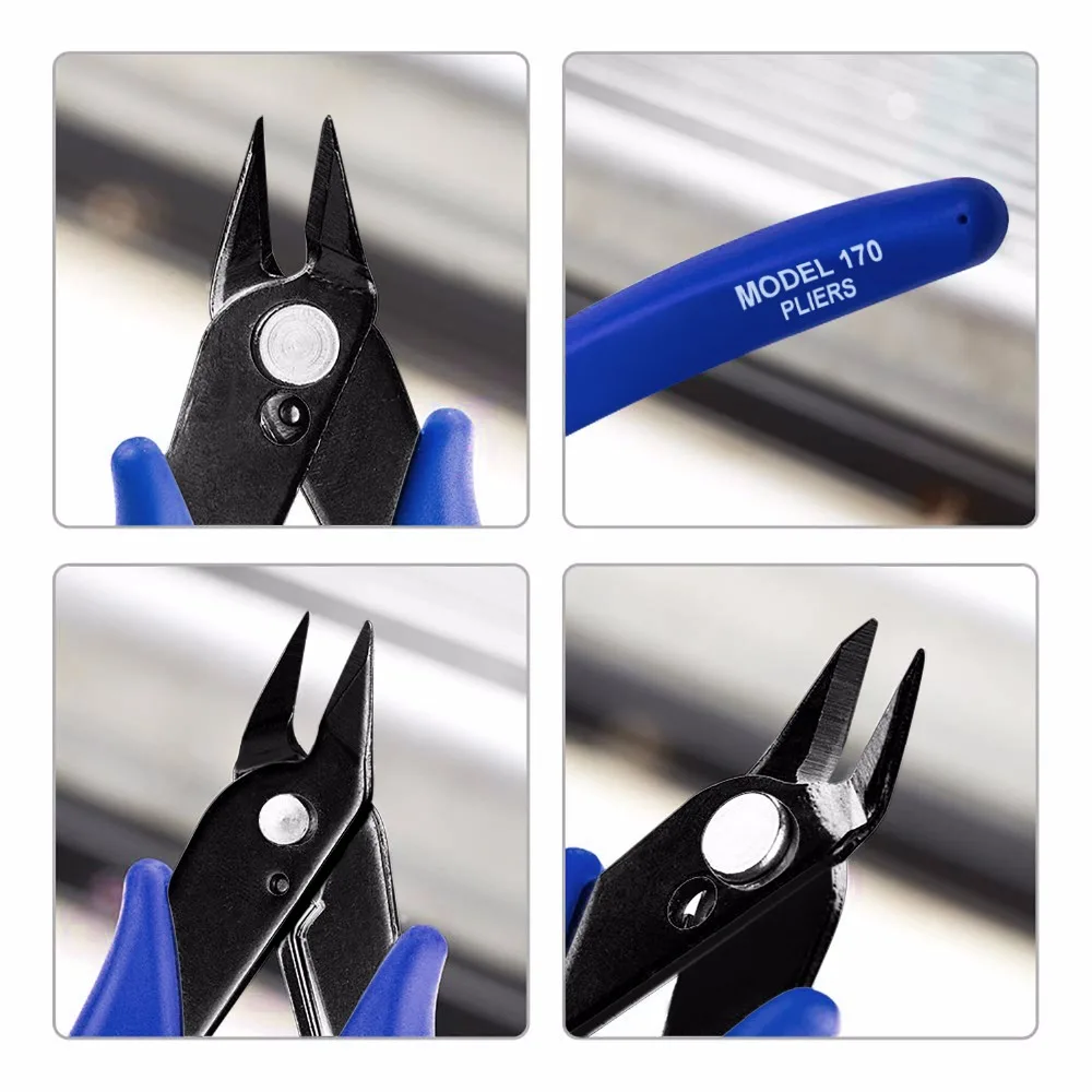 

3D Printer Parts Plato. PLATO 170 U.S. US American Wishful Clamp DIY Electronic Diagonal Pliers Side Cutting Nippers Wire Cutter