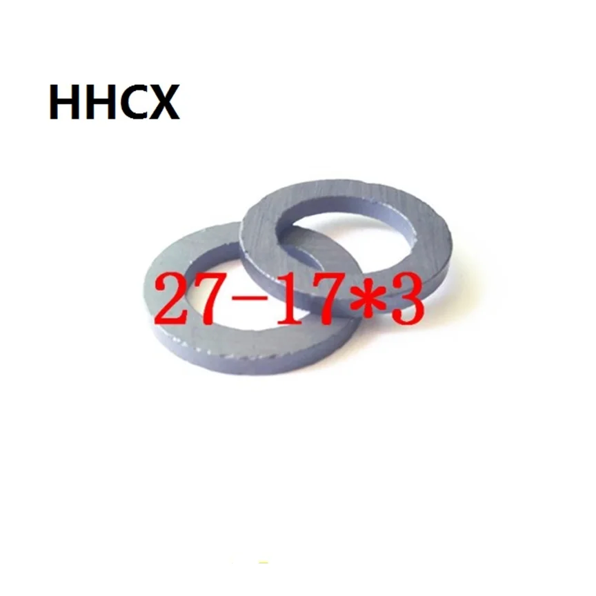 10 шт./лот Y30 кольцевой ферритовый магнит 27*3 мм отверстие 17 постоянный 27 x 3 черный