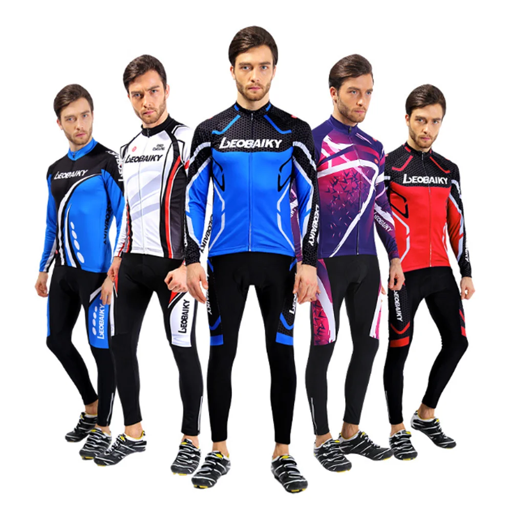 

Maillot cycling clothing man winter long sleeve cycling jersey winter man thermal fleece bike clothes equipment jersey set