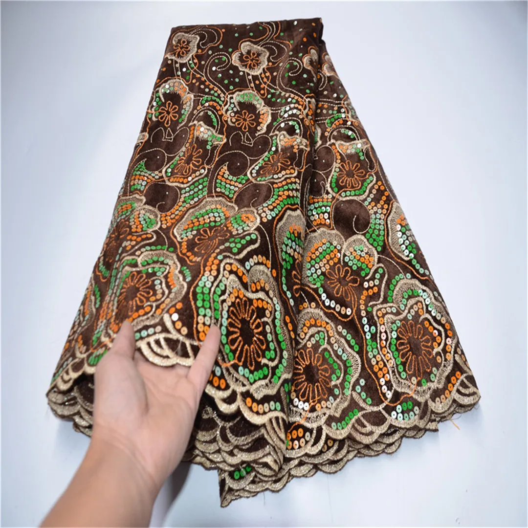 Африканская кружевная ткань белого цвета Высококачественная африканская