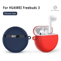 for huawei freebuds 3 bluetooth earphone protective cover shockproof anti slip waterproof silicone earphone protective cover