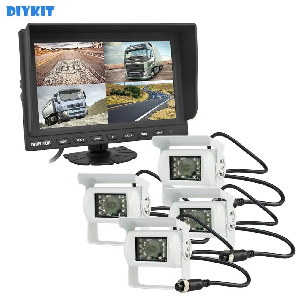 Автомобильный монитор DIYKIT 9 &quotс 4 раздельными четырёхъядерным процессором