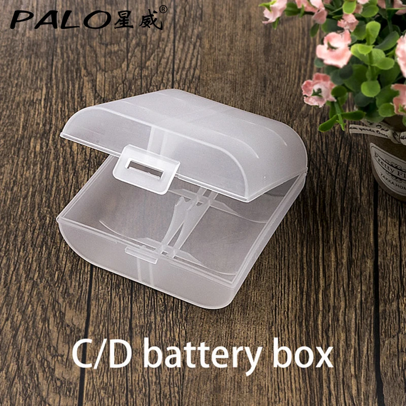 Коробка для батарей PALO C D 1 шт./компл. портативный маленький чехол жесткий