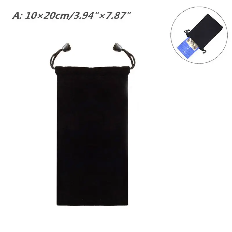 

Black Velvet Tarot Card Storage Bag Board Game Accessories Dice Drawstring Bags