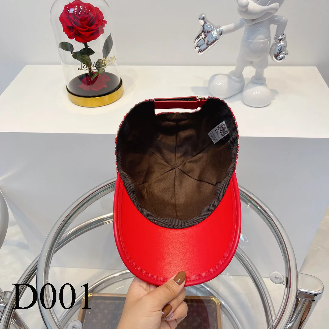 

D001 Cow leather hat has a full retro flavor 1:1 customized canvas material pure cotton excellent quality, adjustable basic head