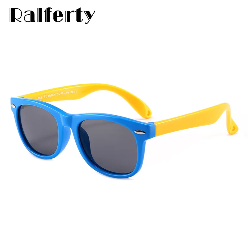 

Ralferty (0-2 Year) Infant Sunglasses Polarized UV400 Kids Flexible Safety Glasses Girl Boy Outdoor Goggles Shades Oculos K8196