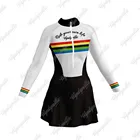 Женская велосипедная юбка, одежда с длинным рукавом, юбка для триатлона, платье, костюм для езды на велосипеде, спортивный велосипедный костюм