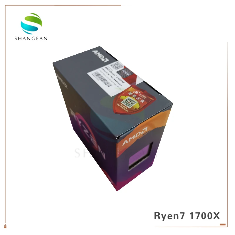 Новый оригинальный процессор AMD Ryzen 7 1700X R7 3 4 ГГц Восьмиядерный YD170XBCM88AE Socket AM4 без