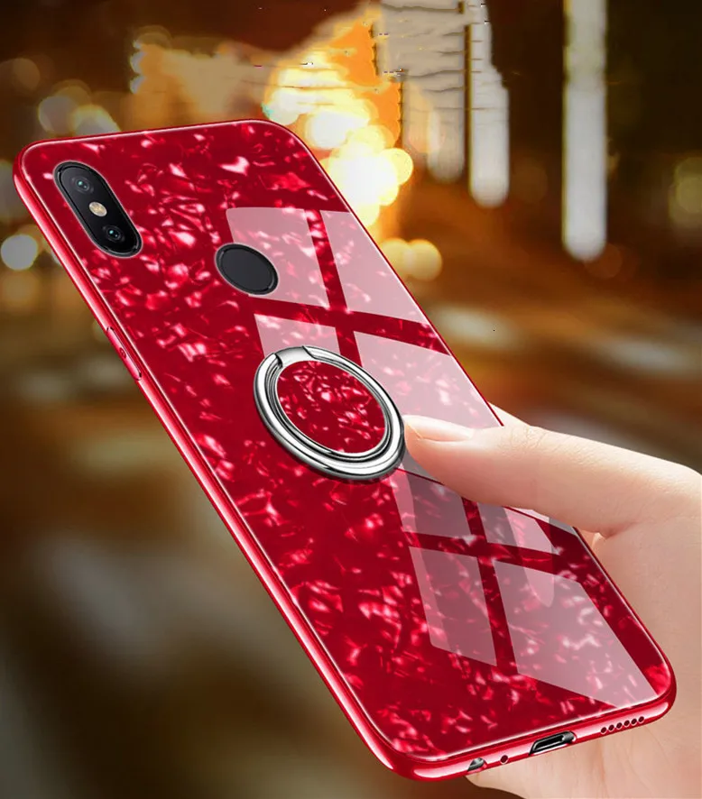 Чехол для Xiaomi redmi note 7 note 6 7pro из мягкого ТПУ и твердого закаленного стекла, чехлы для Xiaomi redmi note 7 6