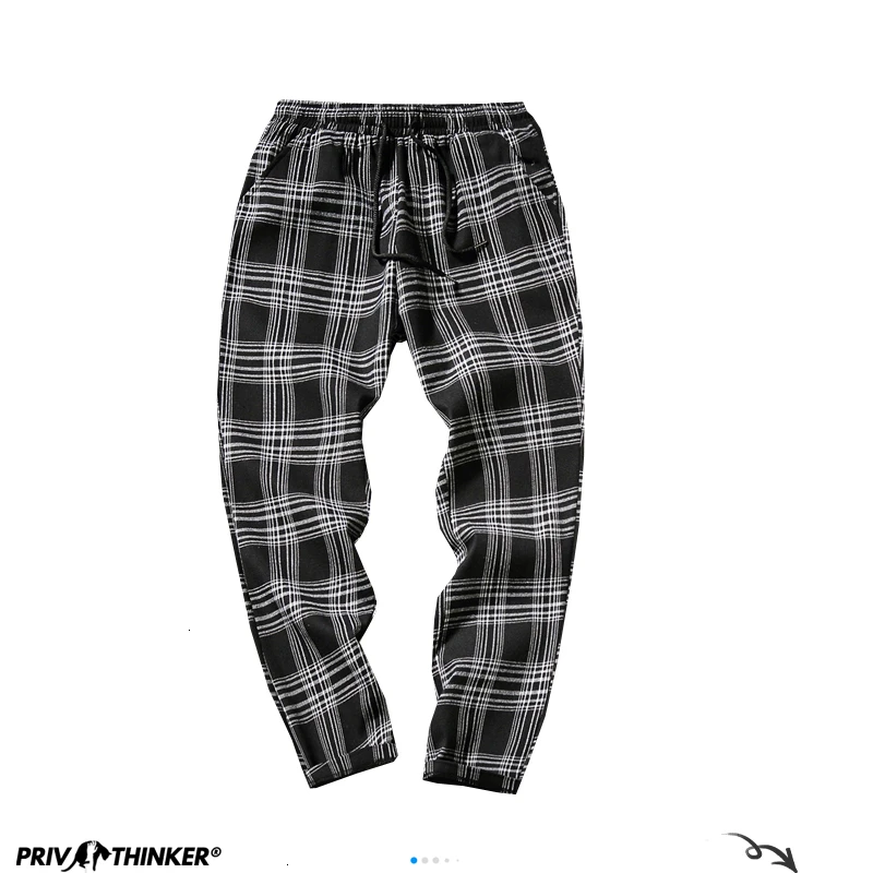 

Harajuku Plaid Pants For Women Trousers 2021 Streetwear Woman Harem Pants Autumn Ladies Causal Pants Plus Size