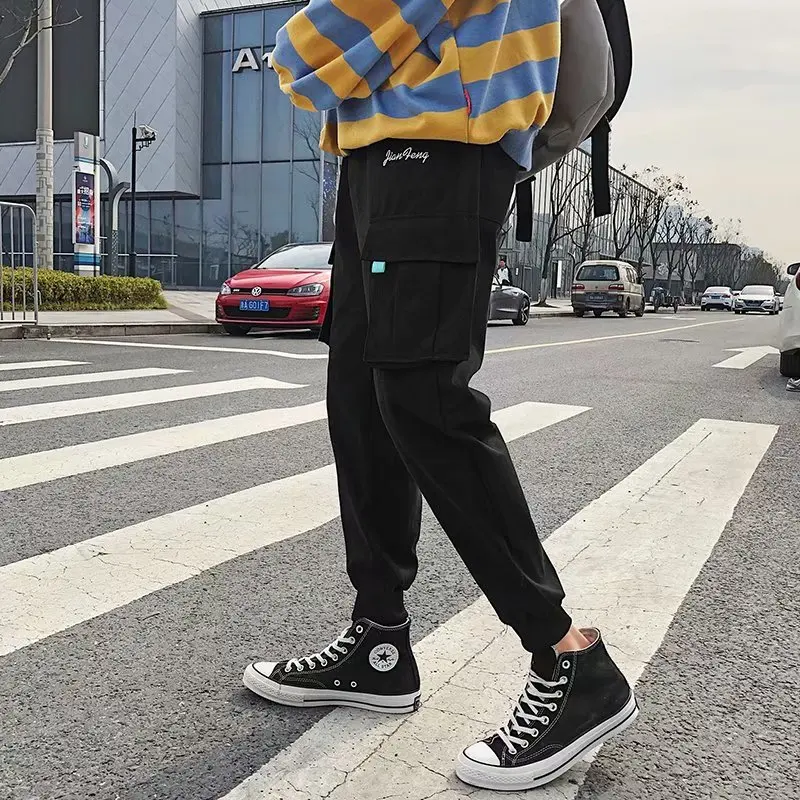 2020 Мужские штаны для бега мужские повседневные брюки в стиле хип-хоп уличные |