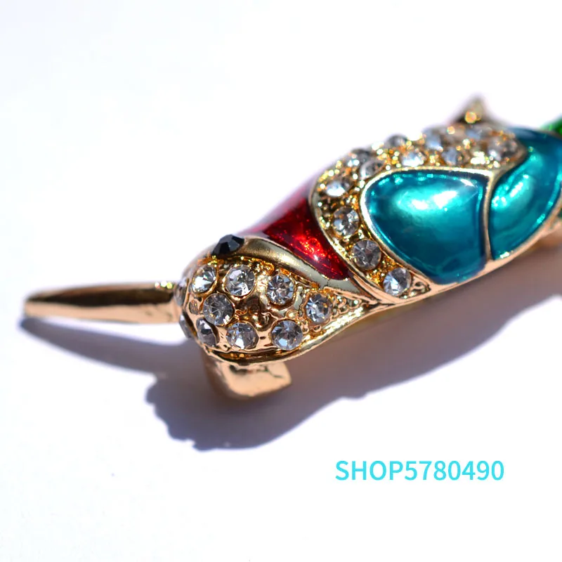 Модные ювелирные изделия броши Колибри разноцветные эмалированные булавки со