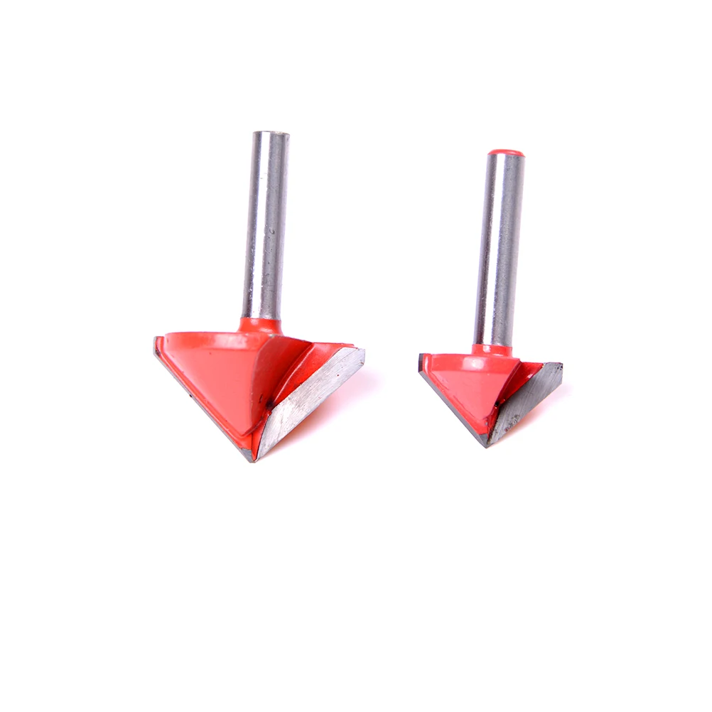 

ZLinKJ 1 шт. 2 размера 90 градусов новый маршрутизатор ЧПУ гравировка V Groove Bit Круглый хвостовик Вольфрамовая сталь V Groove Bit