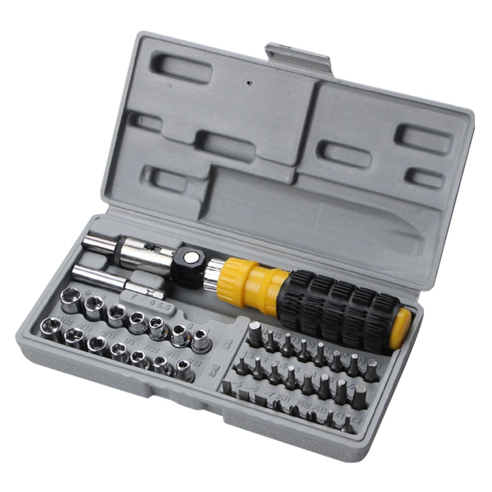 

41pcs/set Multifunction Screwdriver Bit Tool Kit Socket Wrench Repair Tools Multifunction Screwdriver Bit Tool Kit Socket Wrench