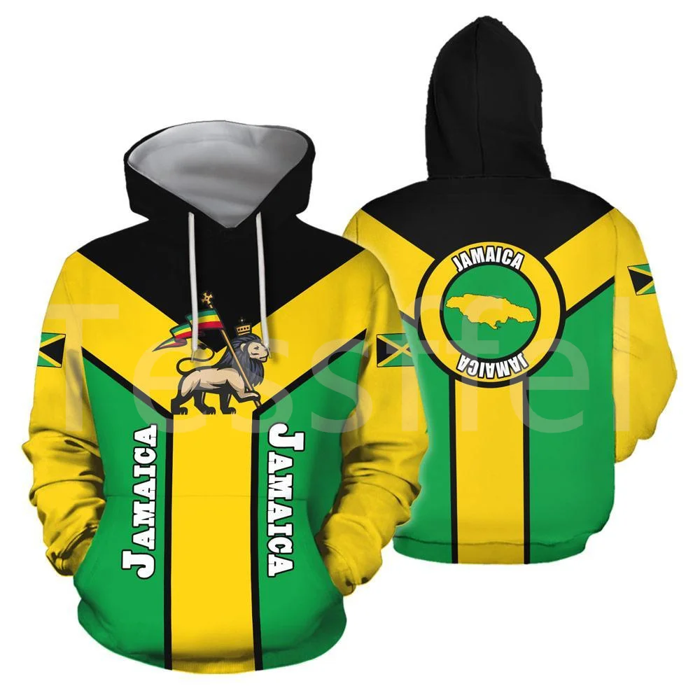 

Tessffel County Flag Africa Jamaica King Emblem Lion NewFashion Tracksuit 3DPrint Men/Women Streetwear Pullover Funny Hoodies 12