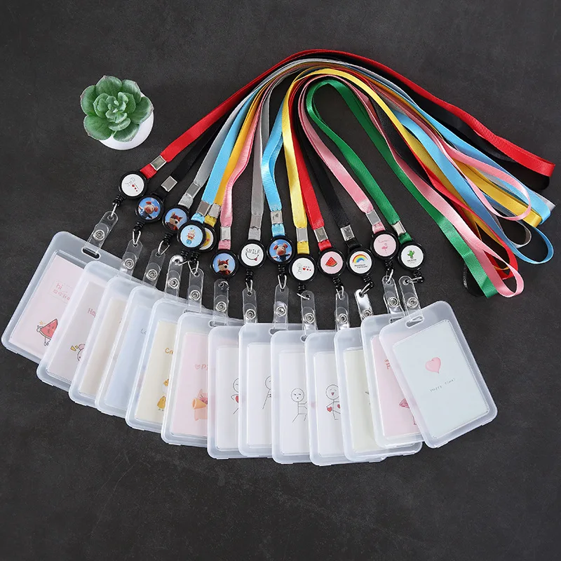 1 шт. ПВХ с поросенком из мультика Жираф держатель для карт сотрудников больница