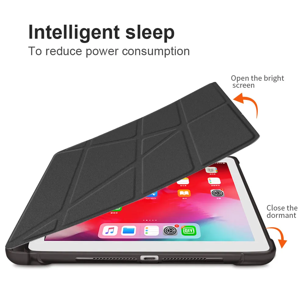 Чехол для планшета iPad 10 2 2019 7 го поколения с держателем карандашом чехол