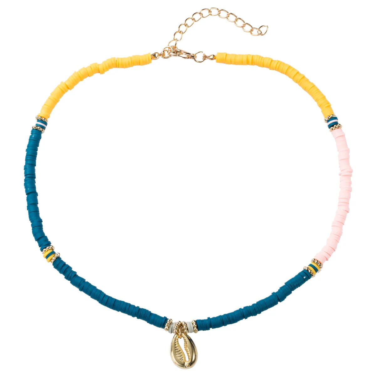 Индивидуальное маленькое ожерелье из глины для женщин богемное чокер девушек