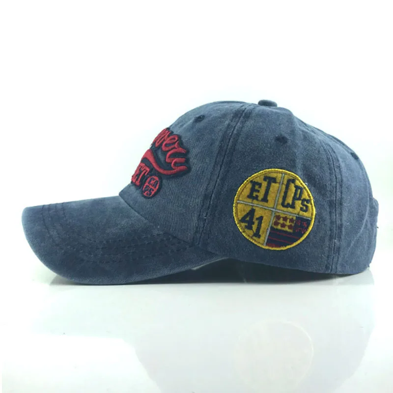 Новая бейсбольная Кепка из потертого хлопка с узором в виде китов вышитыми