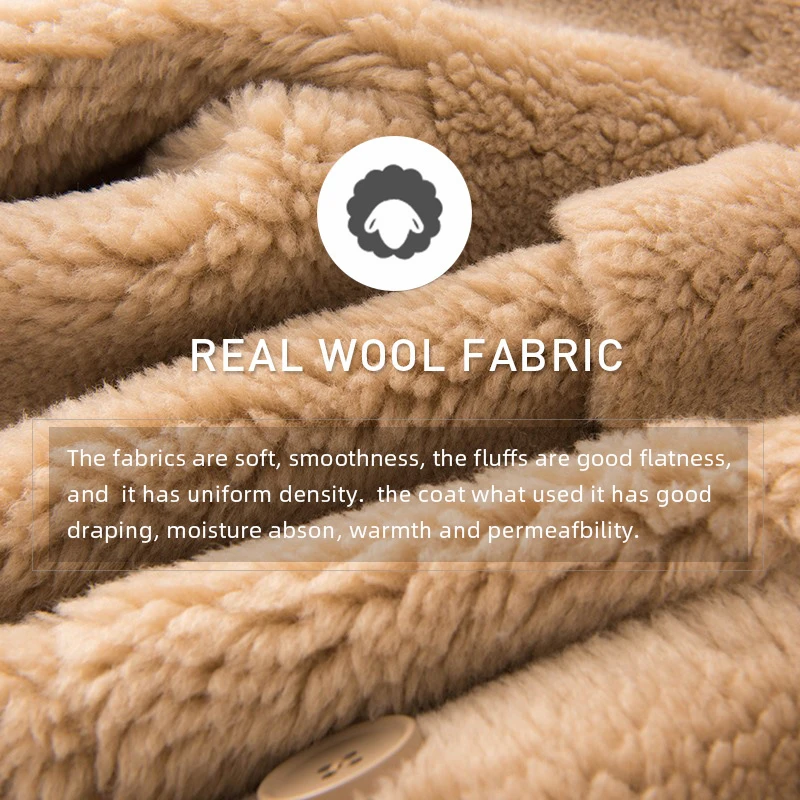 Женская Короткая Меховая парка Shearling винтажное Короткое шерстяное пальто