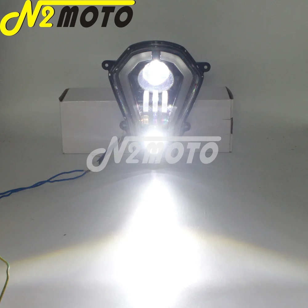 Enduro LED Headlight Replacement HI Low Running Light Turn Signal Auxiliary Integrated For KTM DUKE 125 200 250 390 11-16 |