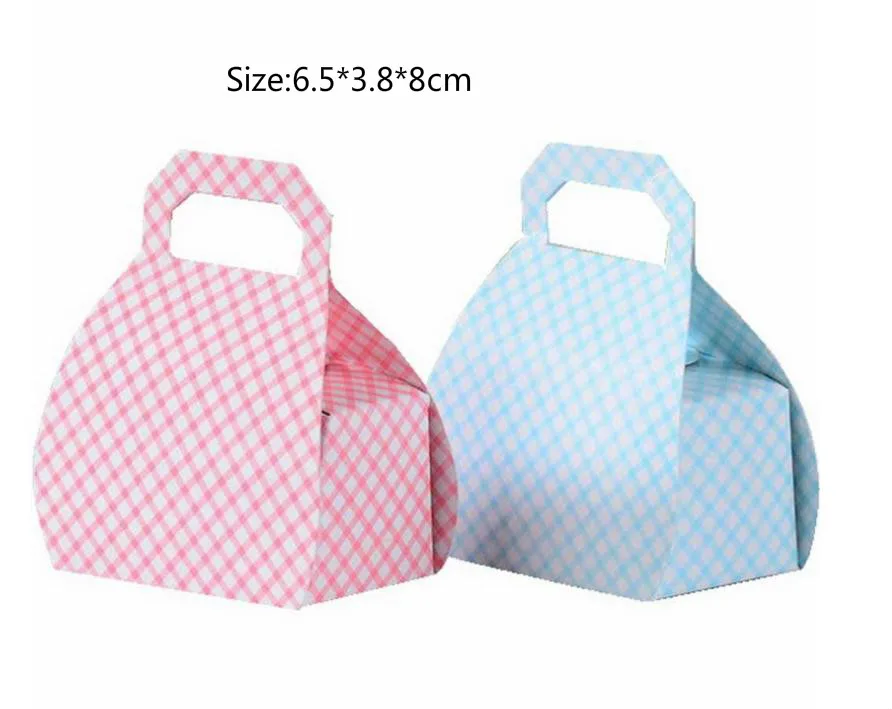 Розовая коробка для маленьких девочек конфет детского душа|Подарочные сумки и