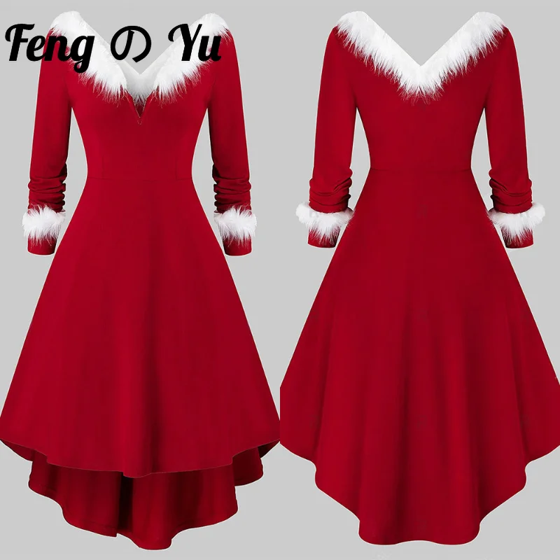 

Red Lace Christmas Summer Dress Women Robe Retro Vintage Valentines Day Party Dress Casual Office Ladies Work Dress Plus Size2XL