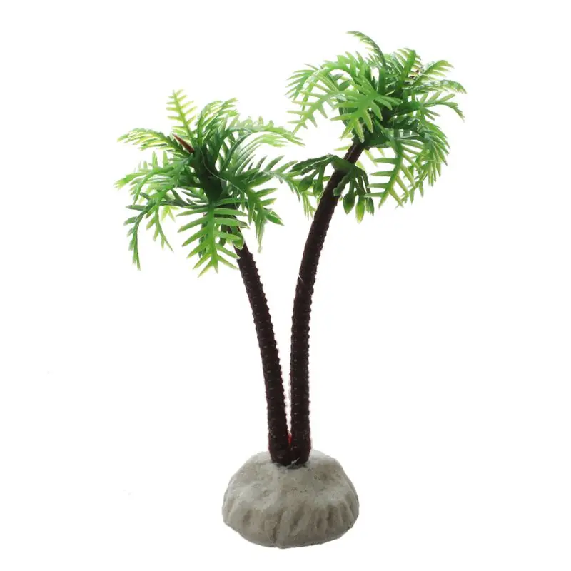 Промо-акция! 2 шт пластиковые растения из какао-дерева для аквариума | Дом и сад