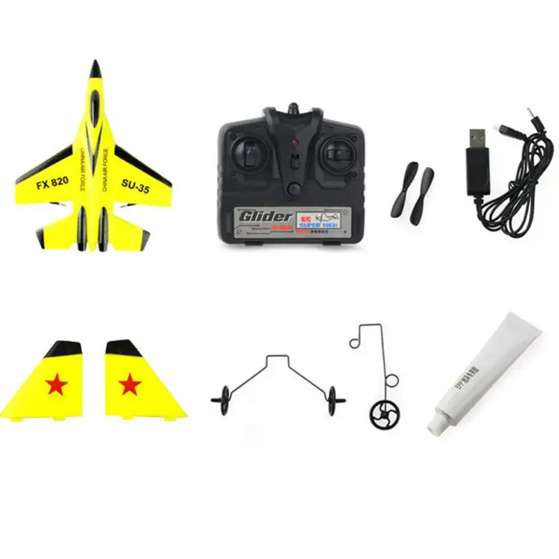 RC Glider Fight 2 4G фиксированное крыло размах крыльев EPP самолет FX 820 дистанционное
